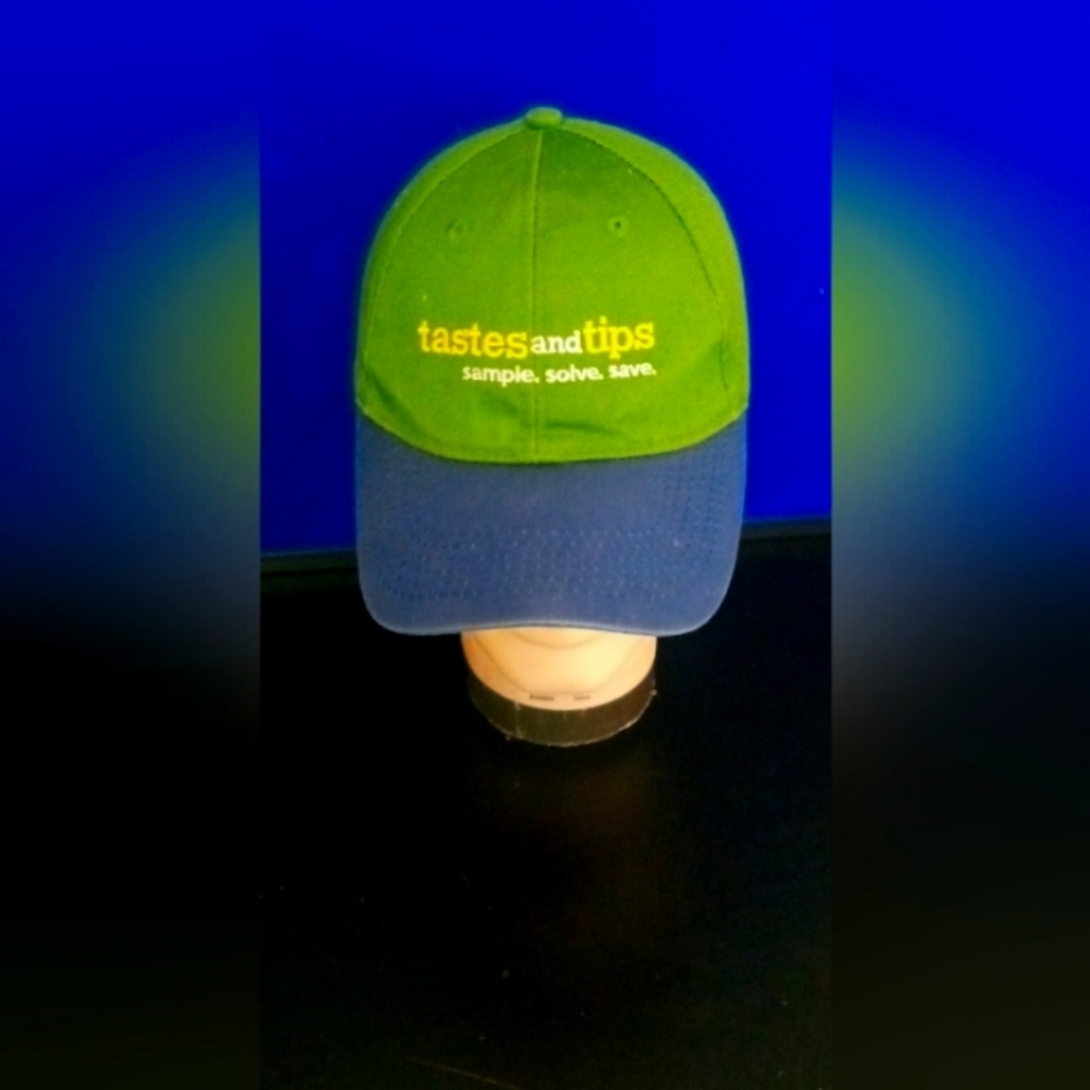 Taste and tips Green and Blue Cap
